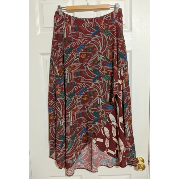 Anthropologie Farm Rio Culebra midi skirt - Picture 4 of 11